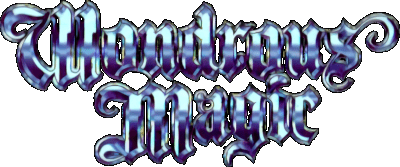 Wondrous Magic logo for Super Famicom